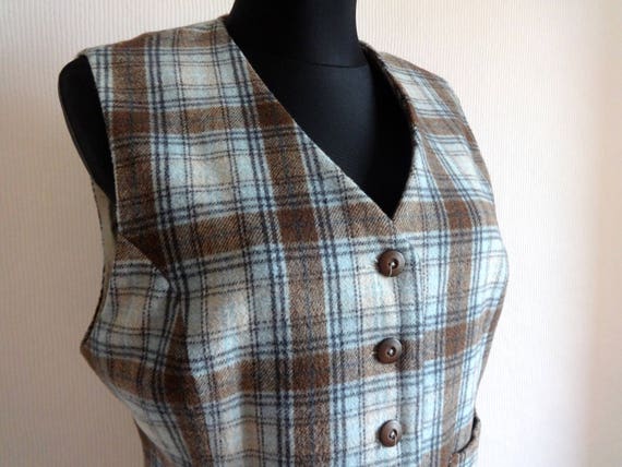 トップス CUSHMAN wool check vest Amazon.com: OUTBACK TRADING Men's Jessie Vest | Lightweight