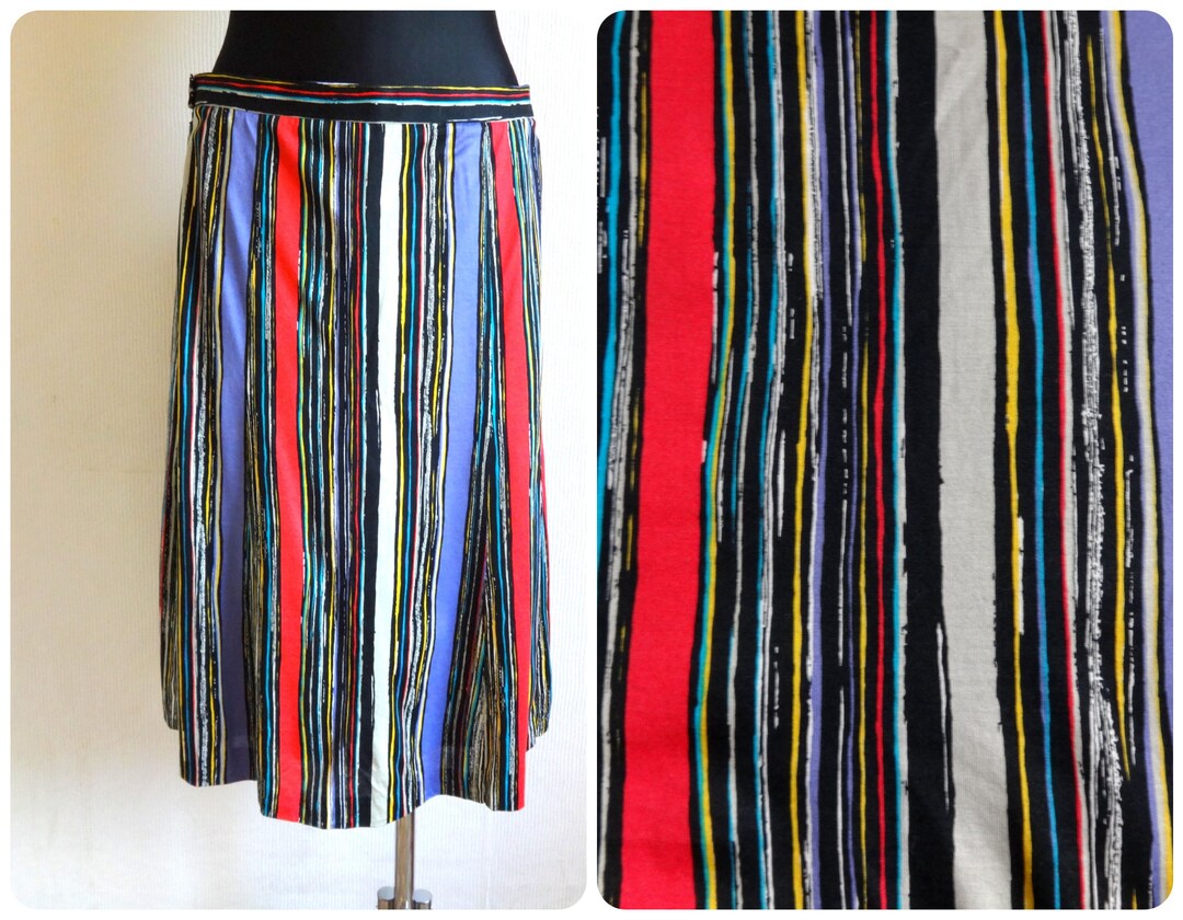 【HI FI FNK】(W) Mei Striped Skirt Fidji Striped Skirt – LEIF