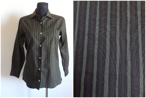 Marimekko Jokapoika Shirt Striped Brown Women's Bl