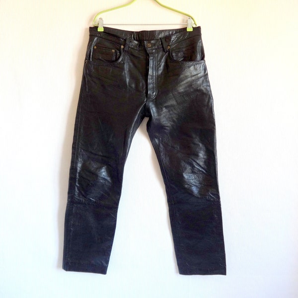 Leather Pants - Etsy