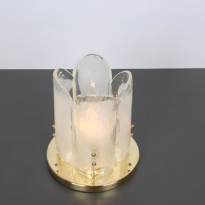 Stunning Brass, Murano Glass Light Fixture, Kalmar, Austria, 1970