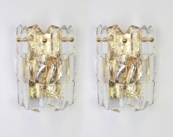 Pair of Kalmar Sconces Wall Lights 'Palazzo', Austria, 1960s