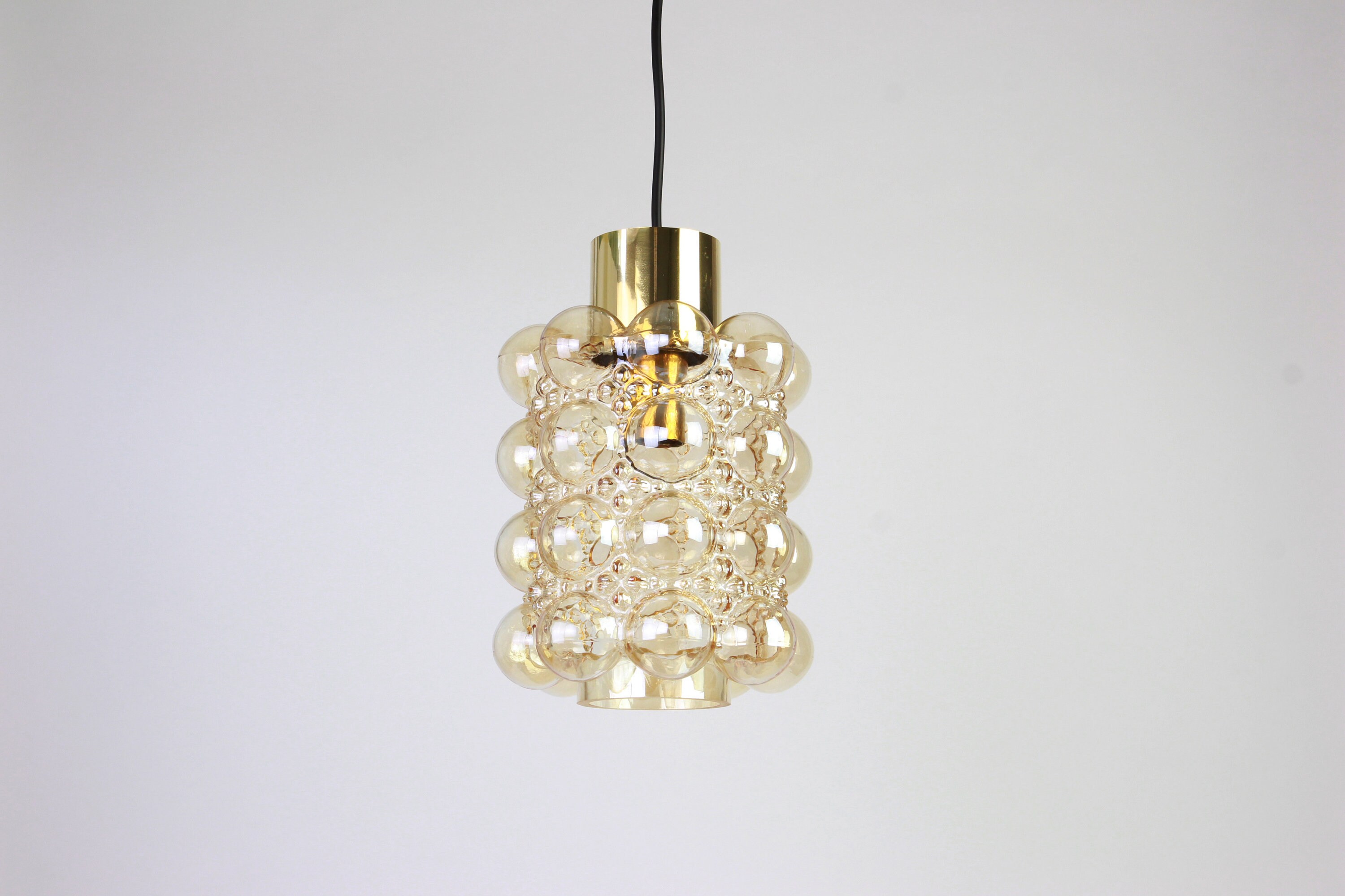 Small Bubble Glass Pendant by Helena Tynell, Limburg, Germany, 1970s