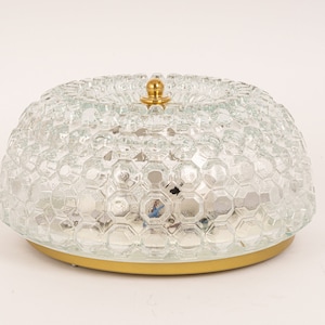 1 of 2 Bubble Glass Flushmounts by Limburg, Germany, 1970s