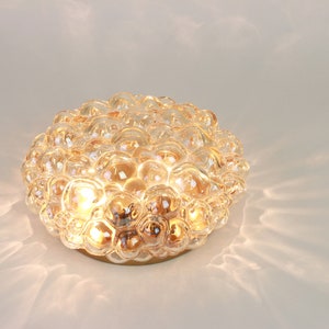 Stunning Bubble Glass Flush Mounts by Helena Tynell, Limburg, Germany, 1970s