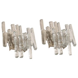 1 of 2 Large Kalmar Sconce Wall Light by Kalmar, Austria, 1960s