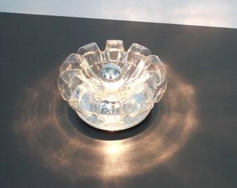 1 of 2 Large Wall Sconce/Flush Mount, Koch & Lowy by Peill Putzler, Germany