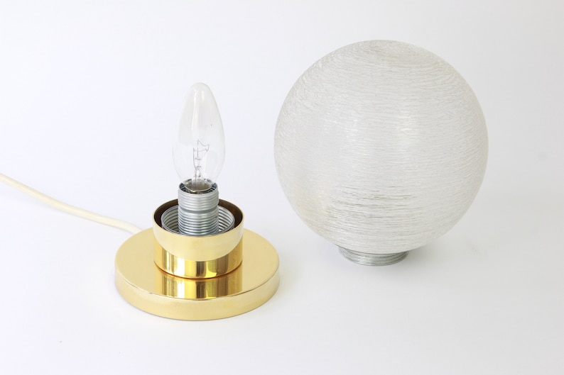 1970s Pair of vintage small Table lamps by Doria Germany