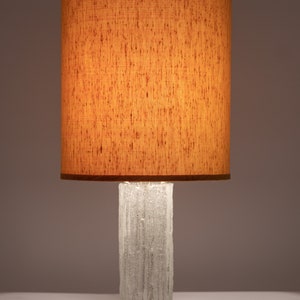 Wonderful Large Glass Table Lamp by Kalmar, Austria, 1970s