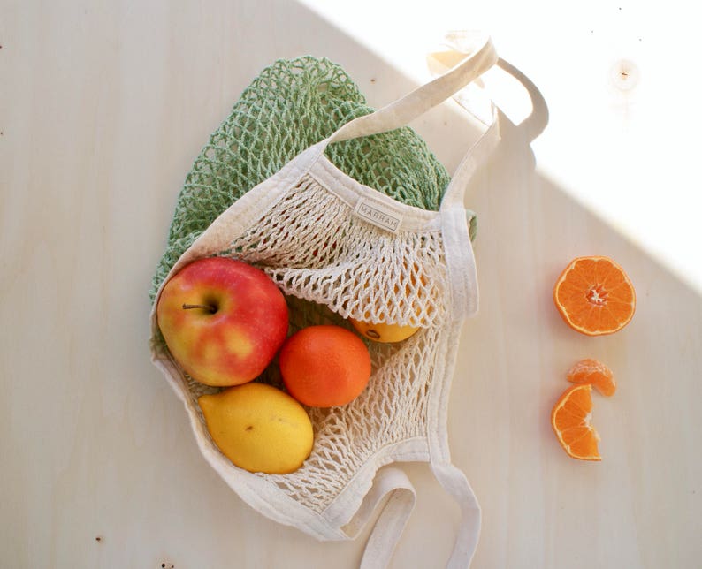 String Net Bag Bag/eco Friendly Mesh Bag/crochet Market Etsy