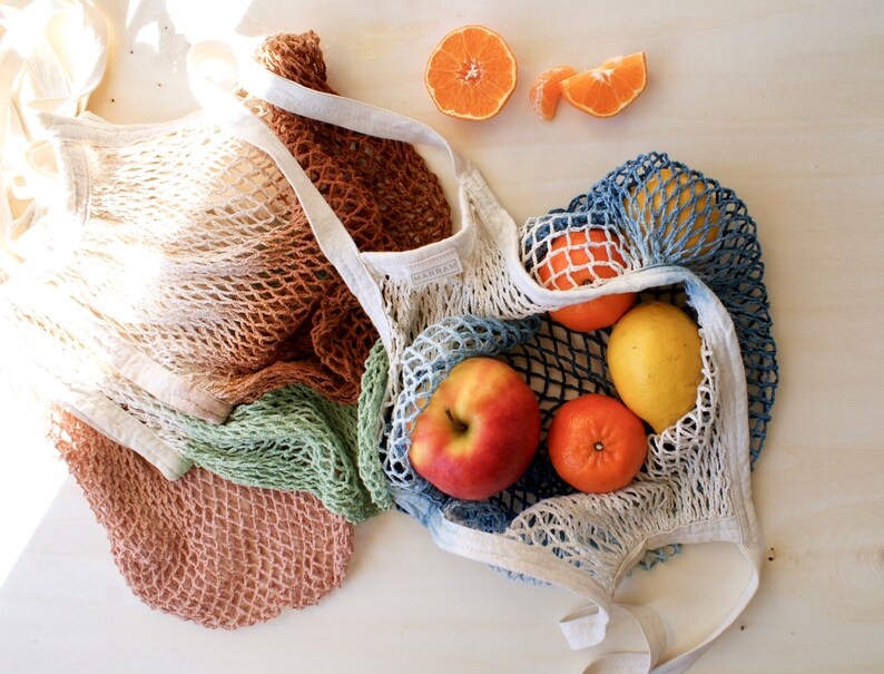 String Net Bag Bag/eco Friendly Mesh Bag/crochet Market Etsy