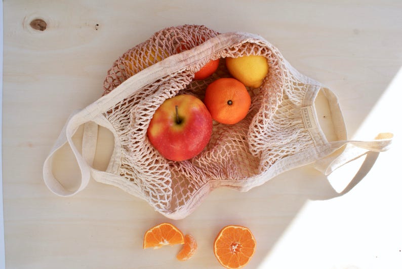 String Net Bag Bag/eco Friendly Mesh Bag/crochet Market Etsy