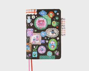 Yumi Kitagishi: White Cat's Table Decorations [Hobonichi Original (A6) Techo Cover] (Cover Only)