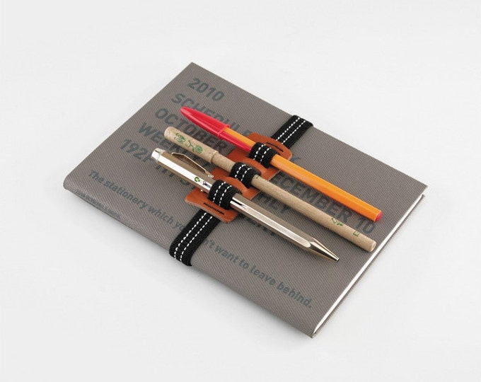 Planner Band With Pen Holder Planner Pen Holder Journal Pen Etsy