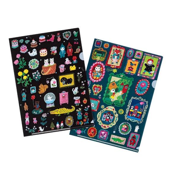 Hobonichi Folder Set of 2 for A5 Size - Yumi Kitagishi Little Gifts