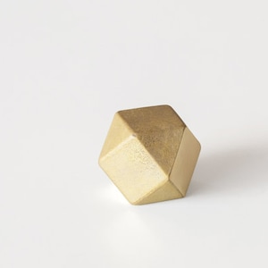 FUTAGAMI Brass Paperweight - Square