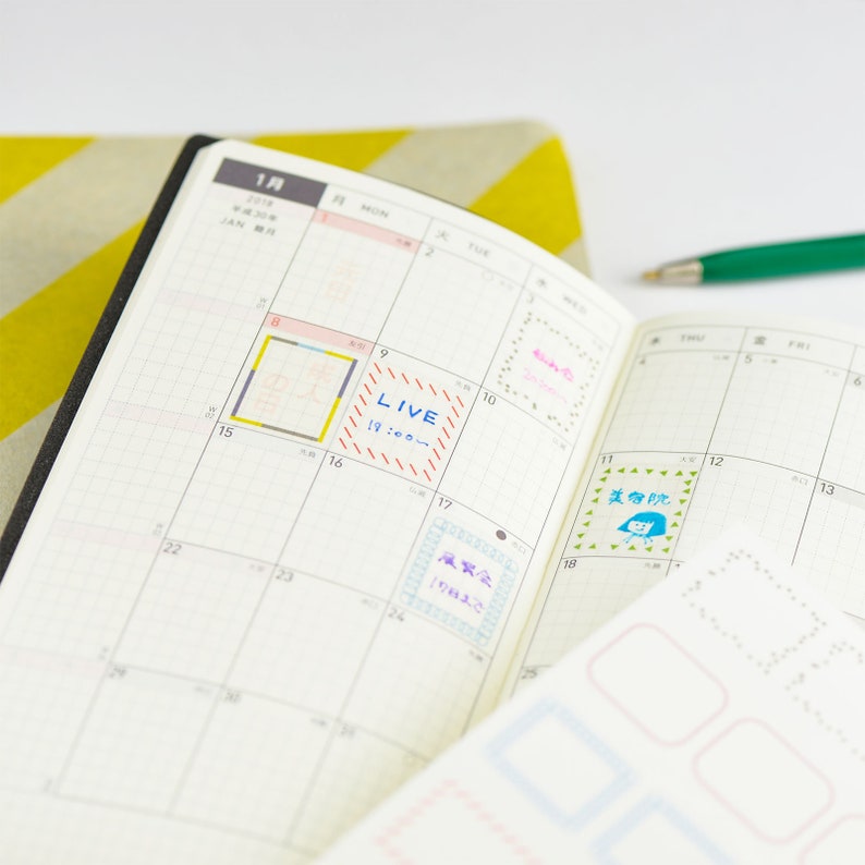 Hobonichi Techo Accessories Hobonichi Techo Sello (Exterior