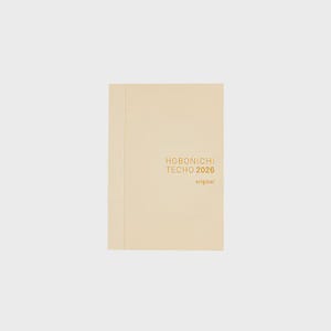 Hobonichi Techo 2026 English Original Book (January Start) A6 Size / Daily / Jan start / Mon start - English Edition