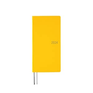2024 April Start - Hobonichi Techo Colors: Poppin’ Yellow Weeks Hardcover Book - Japanese Edition