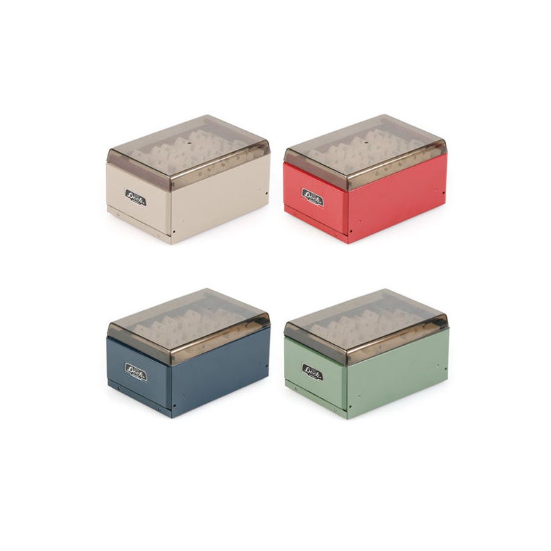 Business Card Holder For Desk Case Storage Box Organizer Office Supplies