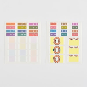 Hobonichi Index Stickers, Hobonichi Techo Accessories