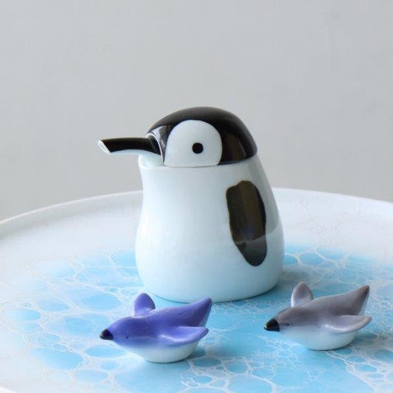 Penguin-shaped Soy Sauce Pot,japanese Soy Sauce Pot. Kitchen