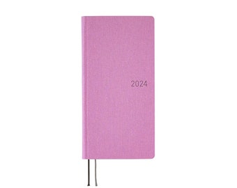 2024 Minimalist Weekly Planner With a Clear Cover Hobonichi Weeks