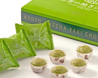 Matcha Green Tea Baked chocolat 12 pcs Set, Japanese Sweets