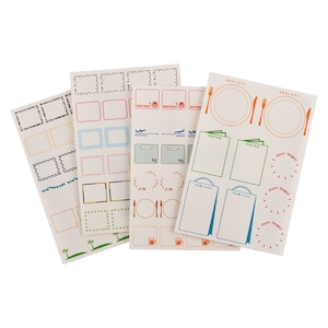 Hobonichi Frame Stickers, Hobonichi Techo Accessories