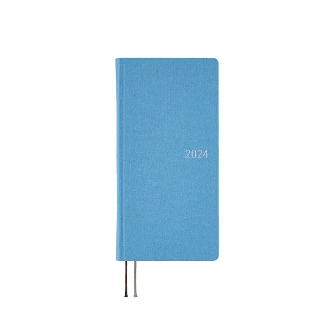 Weeks MEGA, 2024 Hobonichi Techo Colors Celeste Blue Weeks Hardcover
