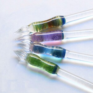 Japanese Glass Dip Pen - Ocean, Gifts for Writers