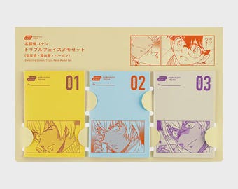 Detective Conan: Triple Face Memo Set,  2026 Hobonichi Accessories