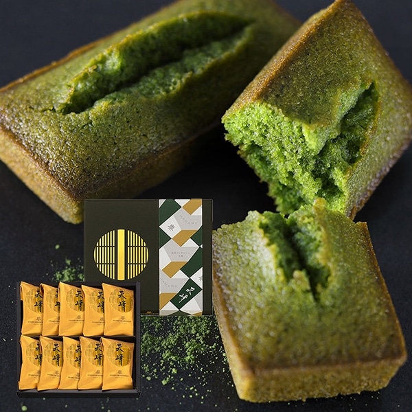 Matcha Green Tea Financier 10 pcs, Japanese Sweets