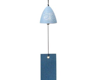 Nambu Ironware Cast Iron  Wind Bell - Soap Bubble (Silver / Sky Blue), Wind Chime
