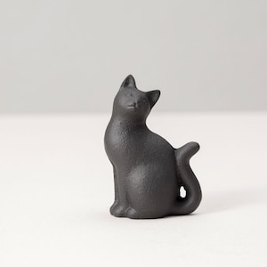 Nambu Ironware Cast Iron Cat Paperweight