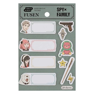 SPY x FAMILY: Sticky Notes, 2025 Hobonichi Accessories