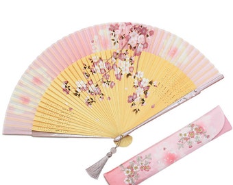 Cherry Blossom Sensu (Japanese folding fan) for Women - Pink, Gift for Women