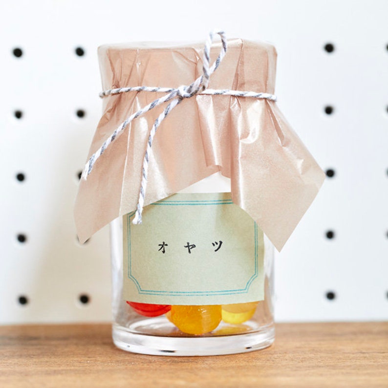 JIZAI Clear Stamp Label Set 01 Hobonichi Stamp Etsy