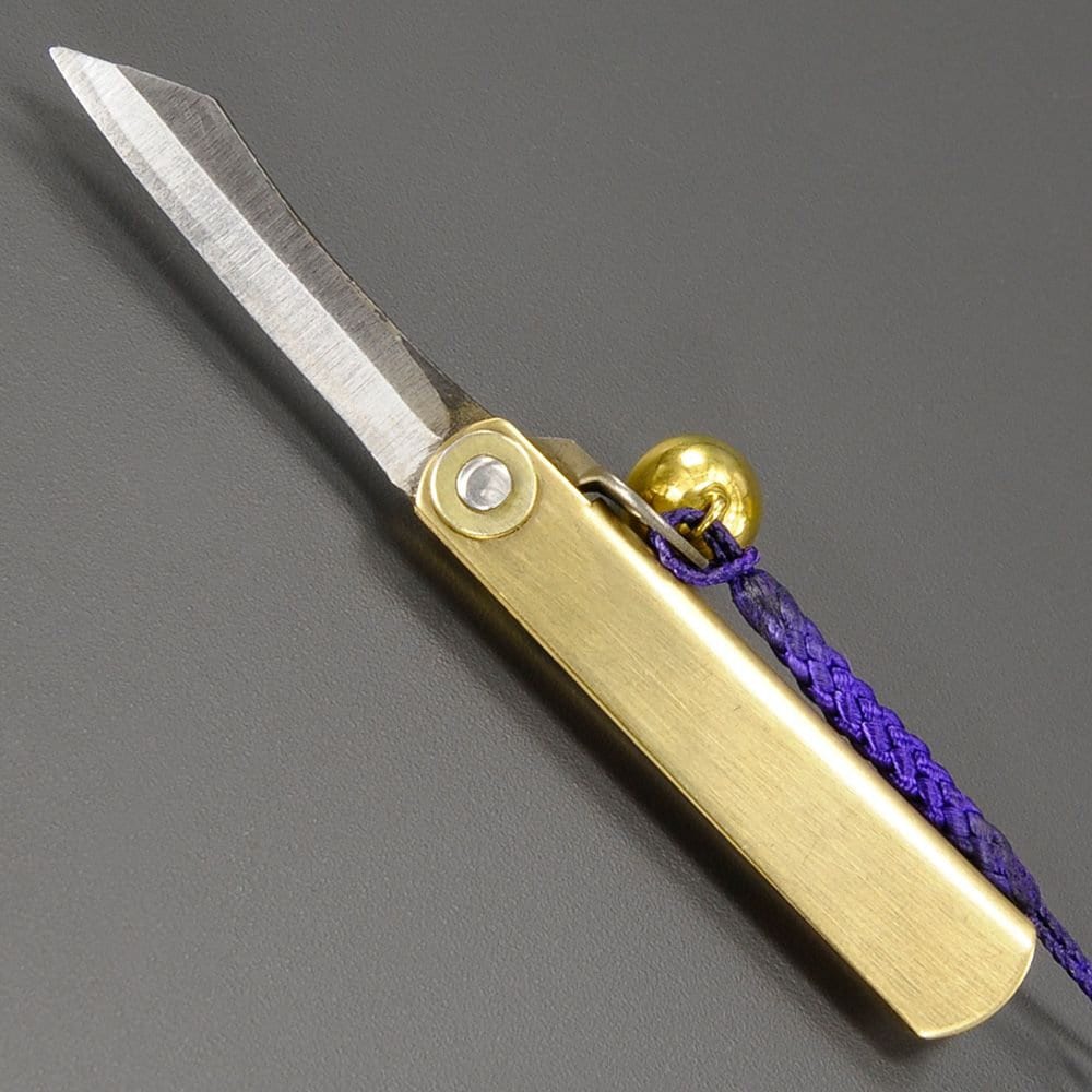 Japanese Traditional Folding Pocket Knife Mini Size With Strap Etsy