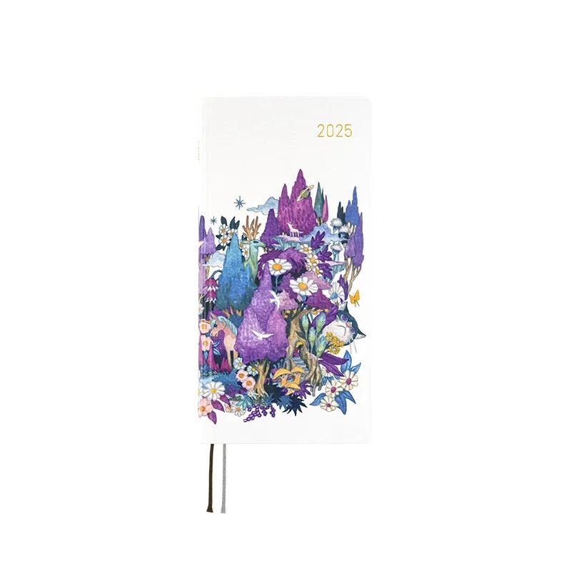 Hobonichi Techo 2025 April Start - Masamune Kusano x junaida: Through the Purple Night Weeks Hardcover Book / Mon start - Japanese Edition -
