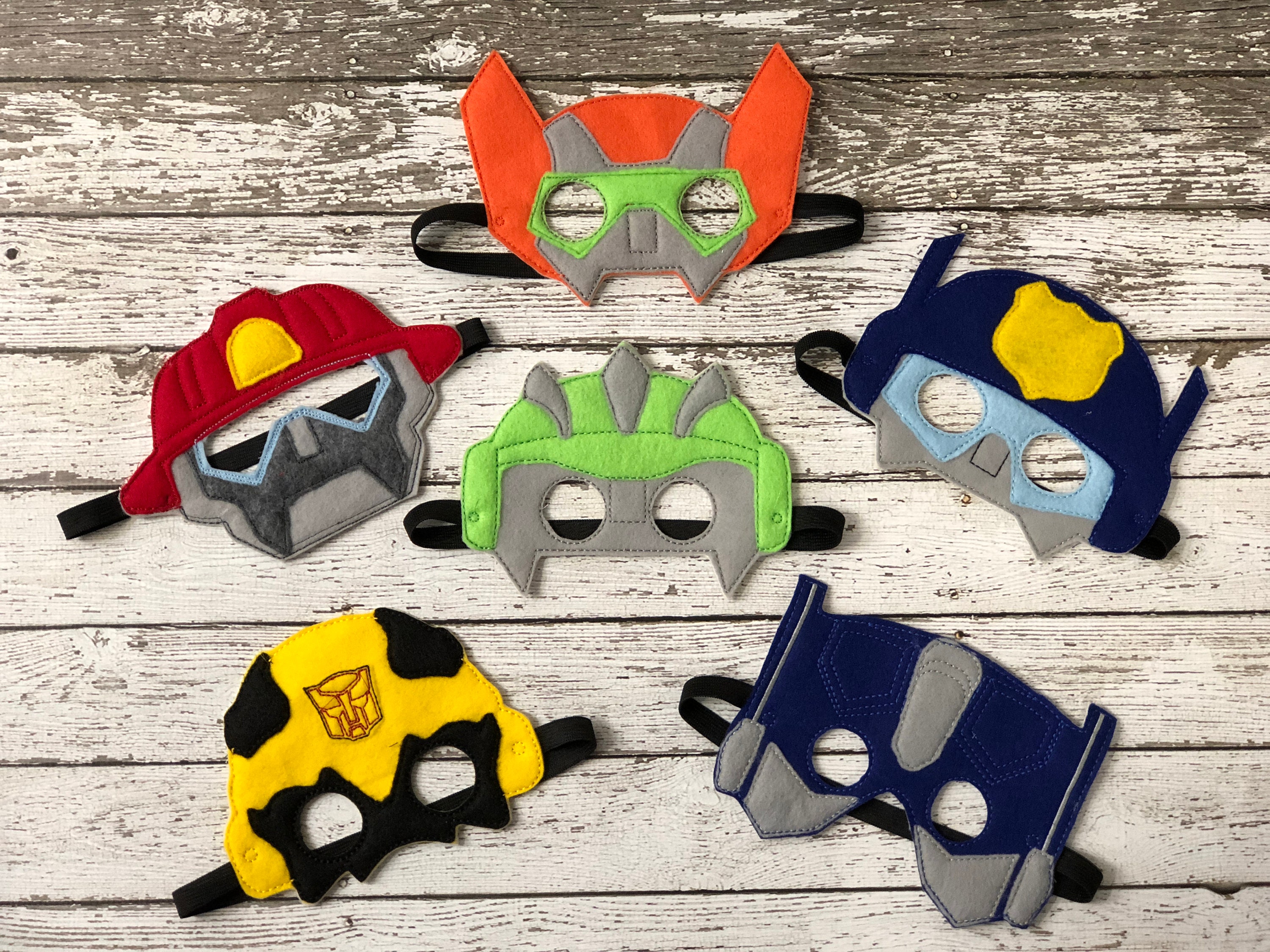 Rescue Bot Inspired masks Rescue Bots Transformer Birthday | Etsy