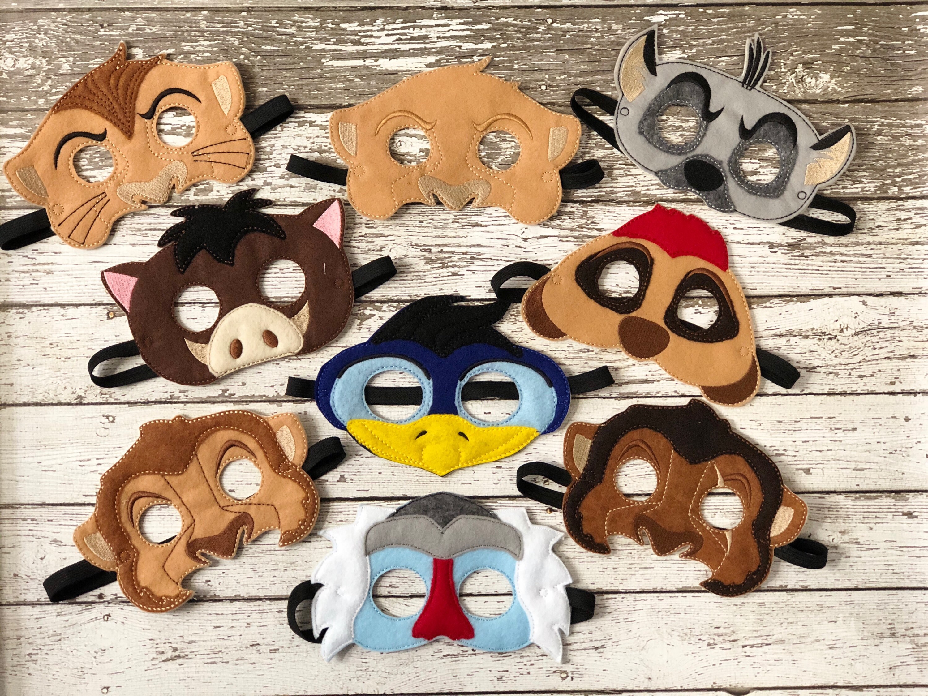 Lion King Inspired Masks Nala Mask Simba Mask Kids Mask Child