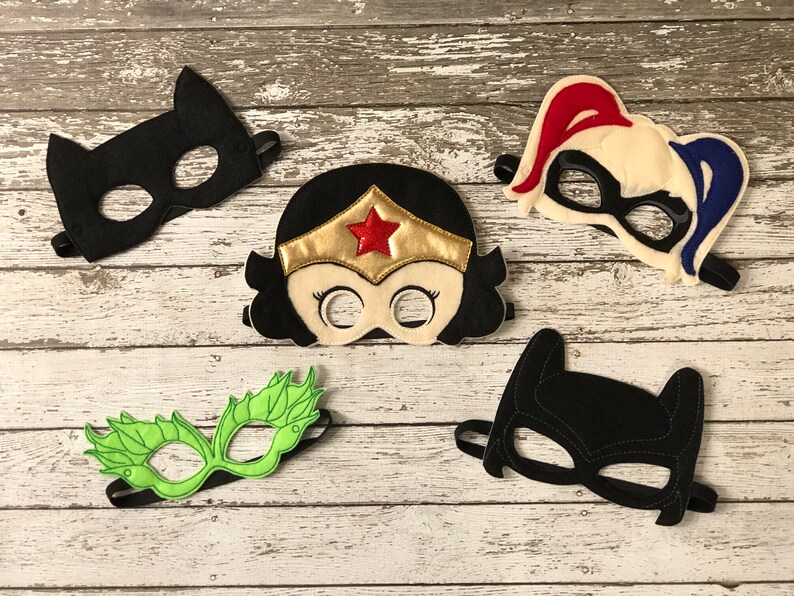 Wunder Frau Maske Superhelden Maske Poison Ivy Masken Kein Etsy