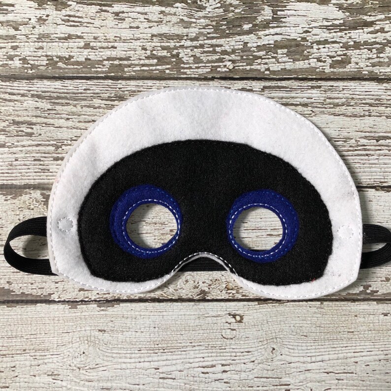 Wall E Inspired Mask Eve Mask Robot Mask Wall E Costume Eve Costume Birthday Party Favor Halloween Mask Dress up Pretend Play Cosplay