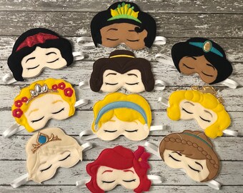 Princess Sleep Mask Sleeping Mask Eye Sleep Mask Travel Mask Disney sleep mask sleep masks for woman Eye Mask Gift for Her Blindfold