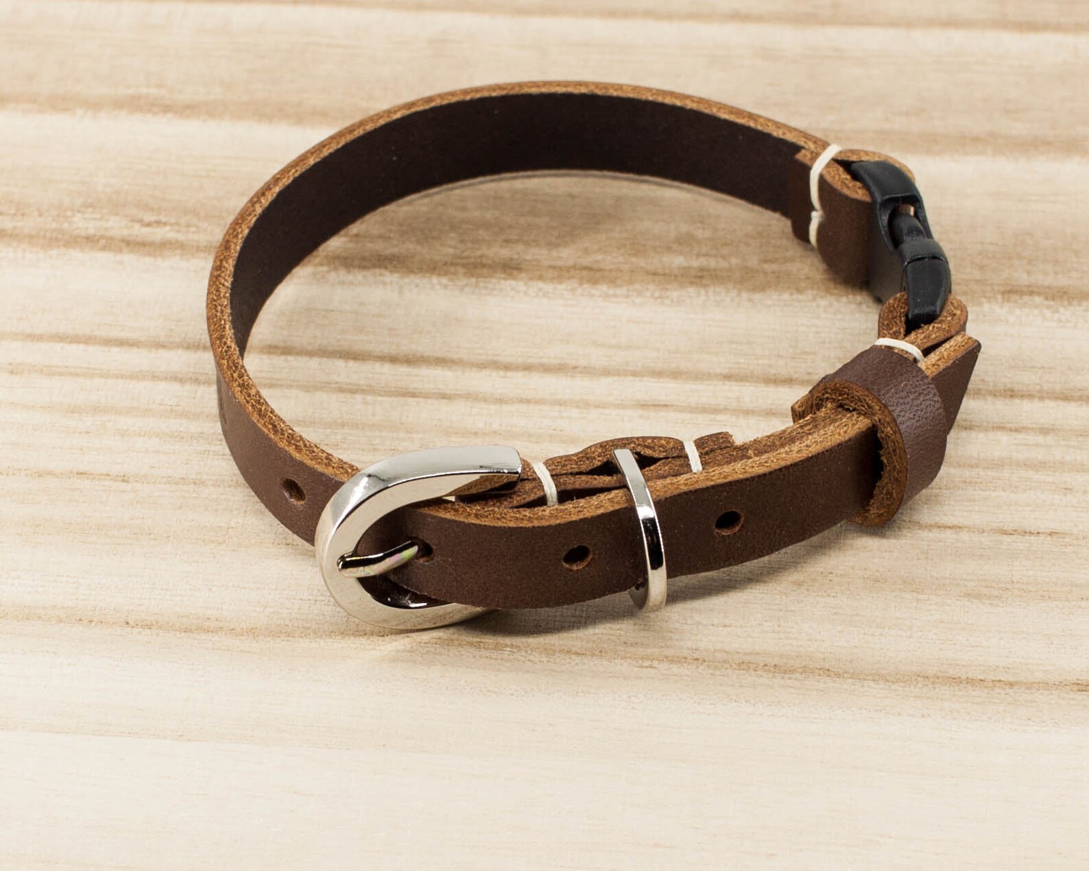 Leather Cat Collar Cat Collars safety breakaway buckle Etsy