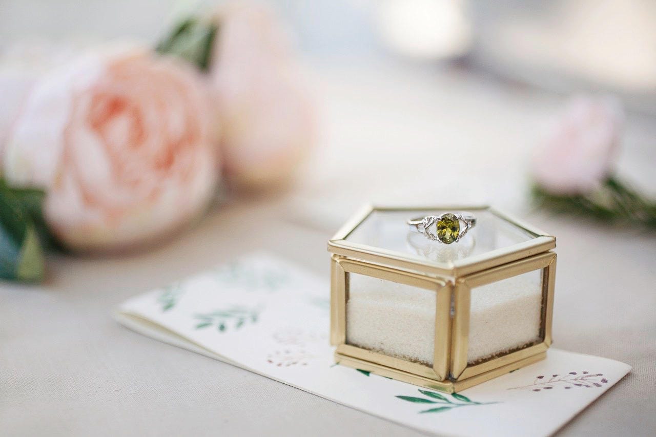 Mini Engagement ring box Proposal ring box Engagement ring Etsy