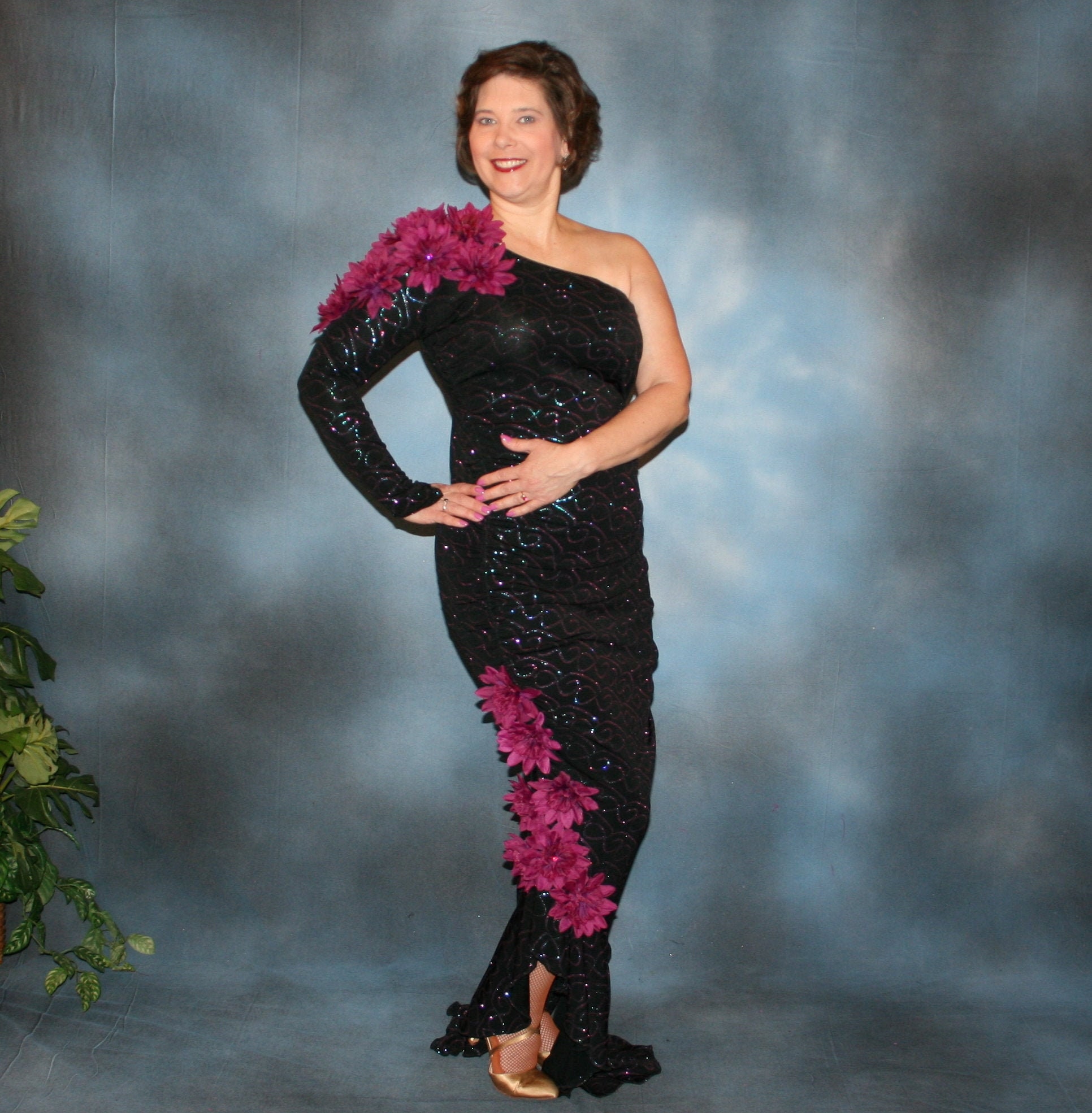 teens short dress Black Lace A-line Homecoming Dress, Short Prom Dress for Teens, MH239