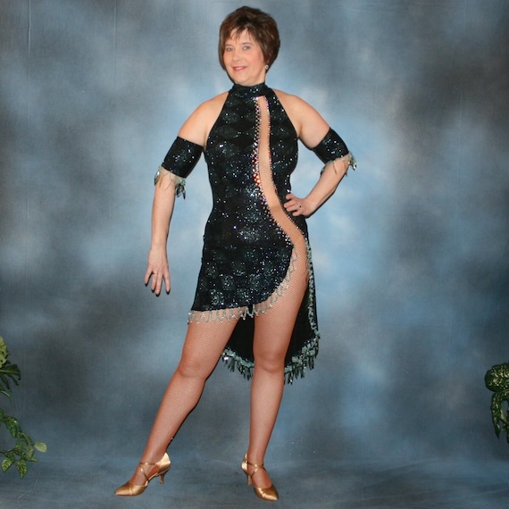 Navy Blue Latin-Rhythm Dress - Jessica main image 0