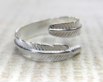 Feather ring, adjustable feather ring